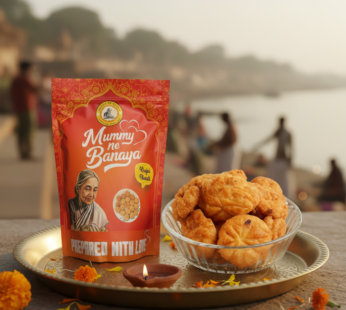 Bihari Khajuri Thekua by Mummy Ne Banaya | Crispy Sweet Snack Made in Desi Ghee | Traditional Homemade Mithai for Chhath Puja & Gifting | 450g Zip Pouch