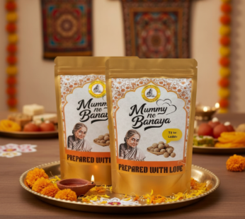 Mummy ne Banaya White Til ke Laddu, Traditional Indian Sweet, Made with Sesame Seeds and Jaggery, No Preservatives, Healthy snacks |Makar Skranti Special Snacks | Winter Laddu Homemade Recipe 250gm (Pack of 2, Til ka Ladoo)