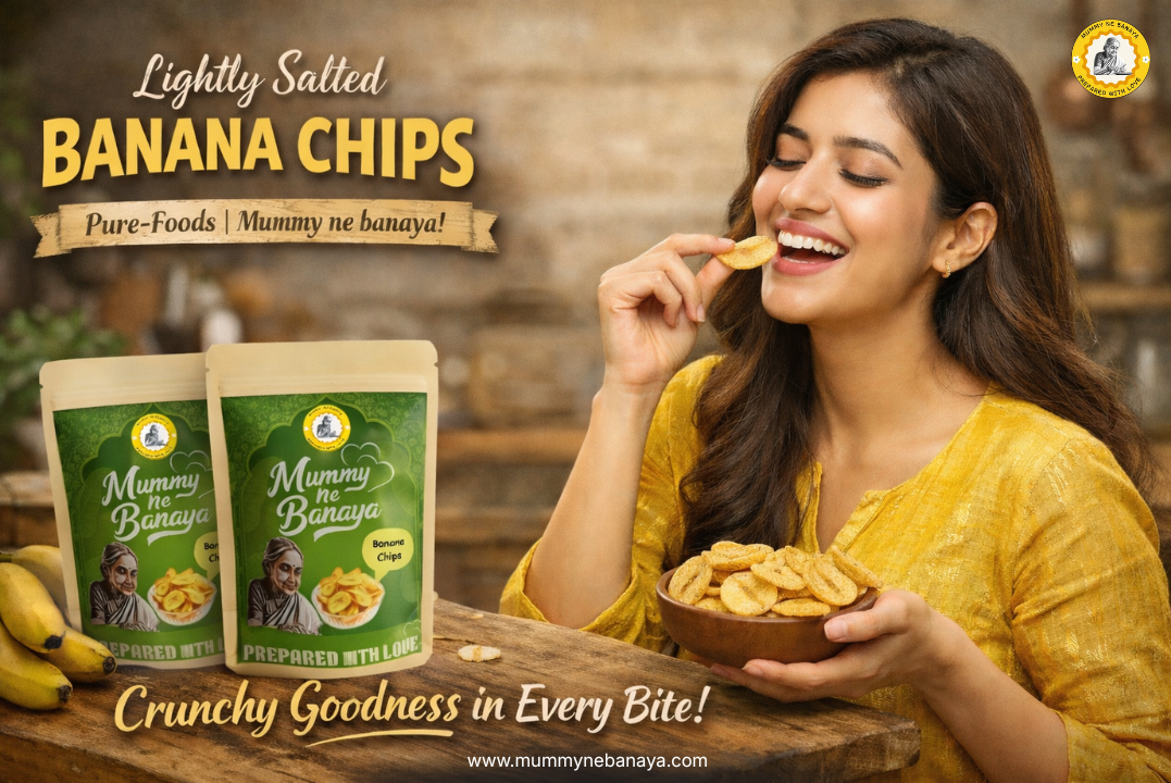 Lightly Salted Banana Chips – Pure-Foods