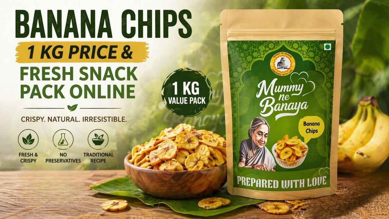 Banana Chips 1 kg Price & Fresh Snack Pack Online